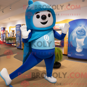 Blue Tacos maskot kostume...