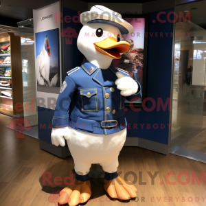 Navy Geese maskot kostume...