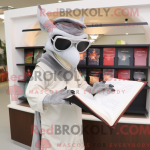 Gray Pterodactyl mascot...