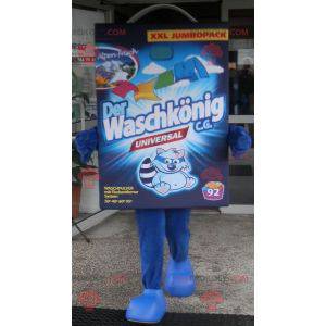 Wäsche Blue Cardboard Wäschemaskottchen - Redbrokoly.com