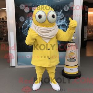 Citrongul Champagne maskot...