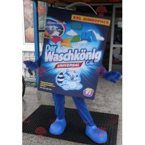 Laundry Blue Cardboard Laundry Mascot - Redbrokoly.com