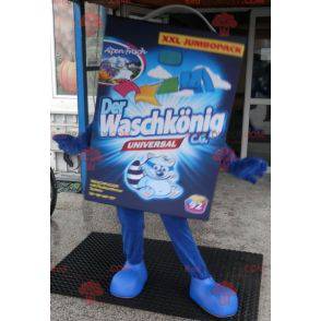 Laundry Blue Cardboard Laundry Mascot - Redbrokoly.com