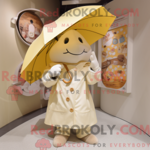 Máscara Beige Ray com capuz...