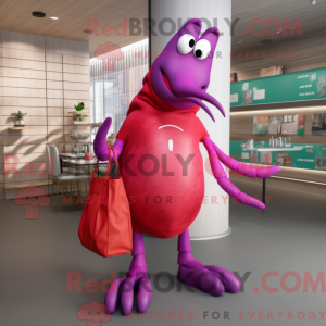 Disfraz de mascota Magenta...