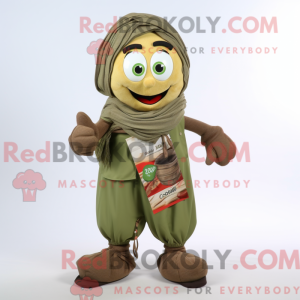 Maskottchenkostüm Olive...