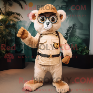 Personaggio mascotte lemure...