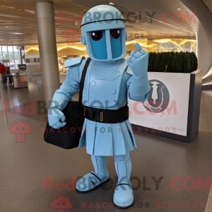 Sky Blue Spartan Soldier...