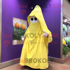 Postava maskota citronově...