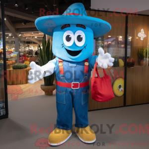 Postava maskota Sky Blue...