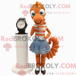 Rust Sea Horse maskot drakt...
