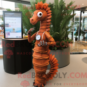 Maskotka Rust Sea Horse w...