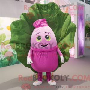 Pink Cabbage Leaf...