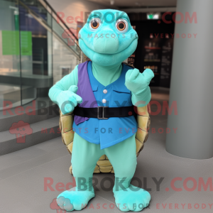 Disfraz de mascota tortuga...