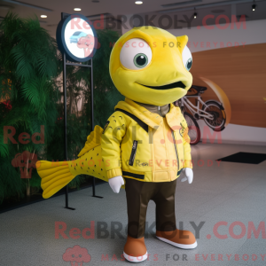 Disfraz de mascota salmón...