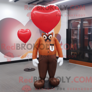 Rust Heart Shaped Balloons...