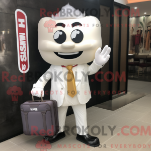 Postava maskota White Pad...