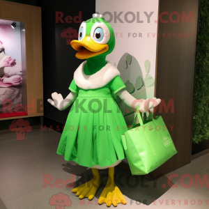 Maskotdraktfigure Lime...