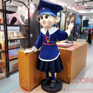 Postava maskota Navy Wizard...