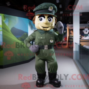 Commando maskotdräkt med byxor och manschettknappar - Kommandomaskotar - REBROKO_230156 - RedBrokoly.com