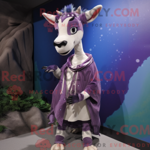 Lavendel Okapi maskot...