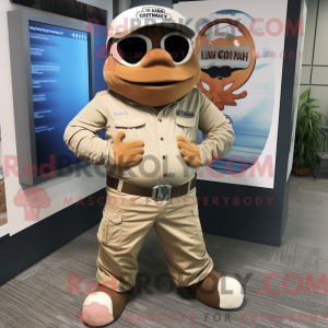 Tan Ice Maskottchen Kostüm...