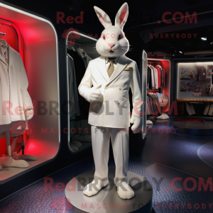 White Rabbit mascot costume...