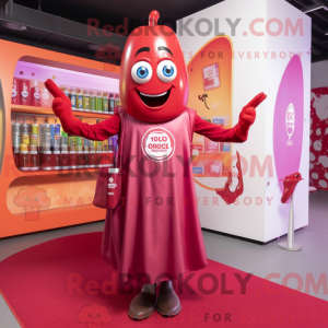 Magenta Bottle Of Ketchup...