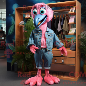 Costume mascotte de flamant...
