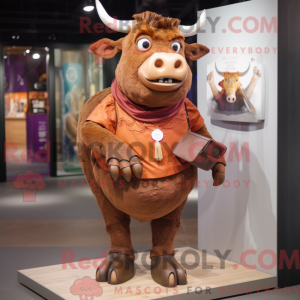 Rust Bull Maskottchen...