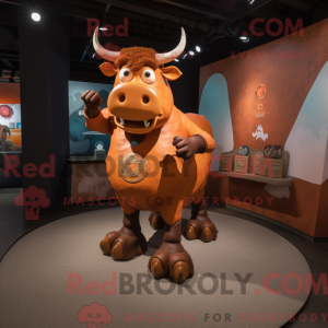 Rust Bull Maskottchen...