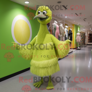 Lime Green Struisvogel...