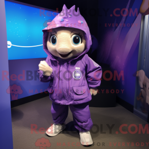 Máscara de bacalhau roxo...