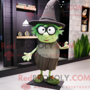 Olive Witch S Hat mascot...
