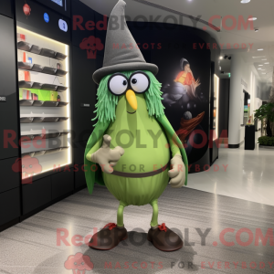 Olive Witch S Hat mascot...