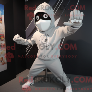 Silver Knife Thrower mascot...