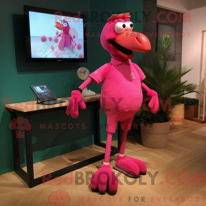 Disfraz de mascota Magenta...