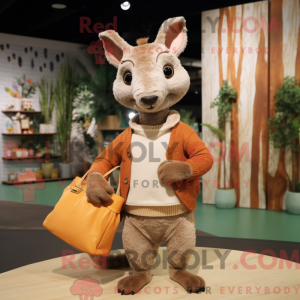 Kangoeroe-mascottekostuum...