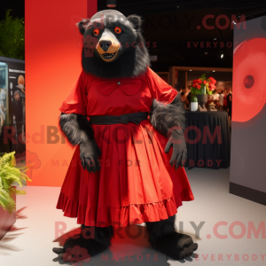 Disfraz de mascota del oso...