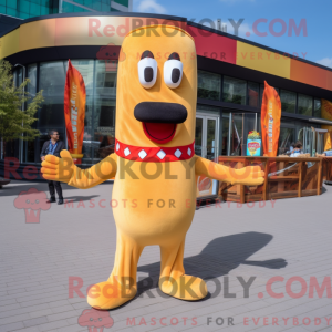 Złota maska Hot Dog w...