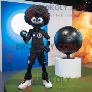 Black Soccer Ball...