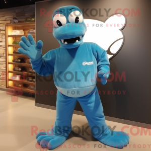 Figura de máscara Cyan...