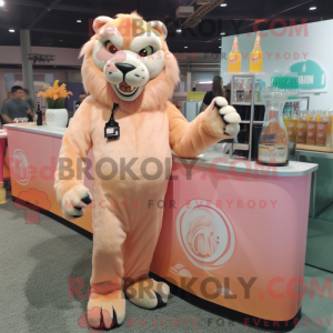 Costume de mascotte Peach...