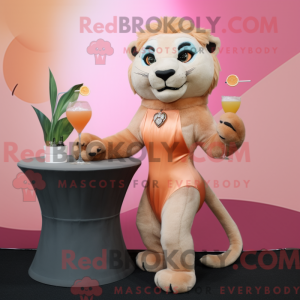 Costume de mascotte Peach...