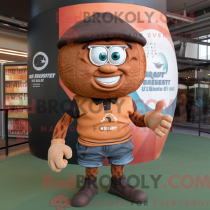 Rust Rugby Ball Maskottchen...