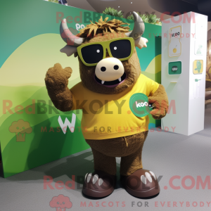 Máscara de Olive Yak figura...