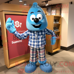 Disfraz de mascota Sky Blue...
