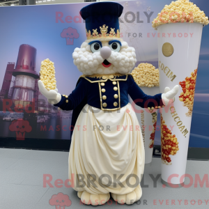 Navy Pop Corn Maskottchen...