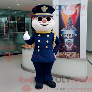 Navy Pop Corn Maskottchen...