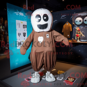 Brown Ghost-mascottekostuum...